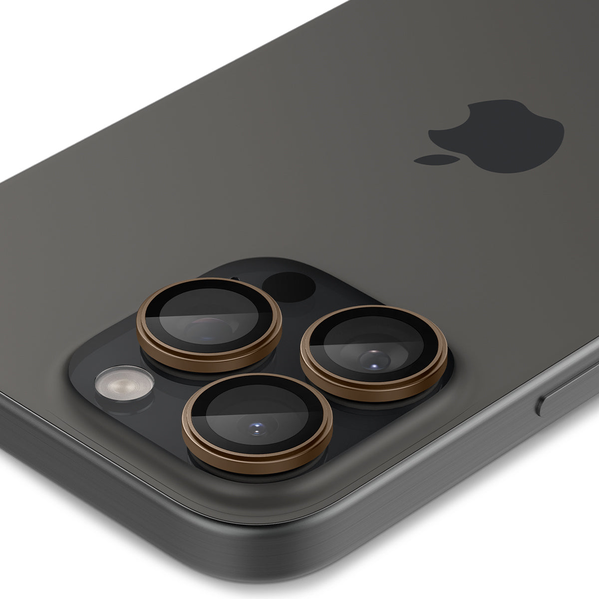 Spigen Glass tR EZ Fit Optik Pro 2 Pack, desert titanium - iPhone 16 Pro/Pro Max