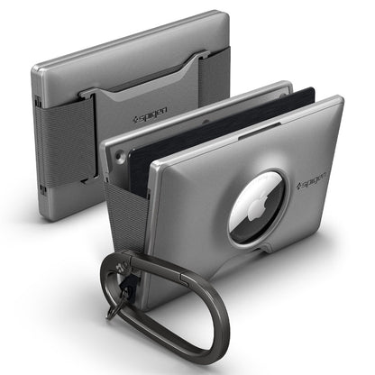 Spigen Wallet S Card Holder with Card Key Ring, gunmetal - AirTag