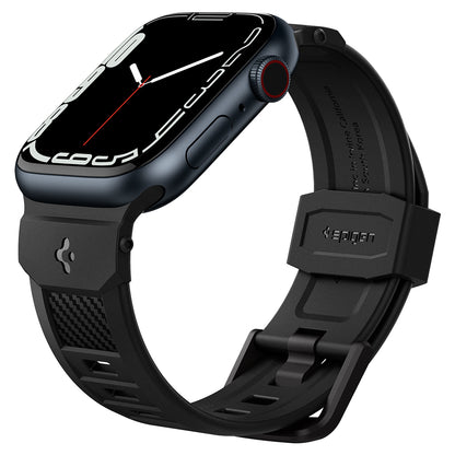Spigen Rugged Band, matte black - Apple Watch 49mm/45mm/44mm/42mm