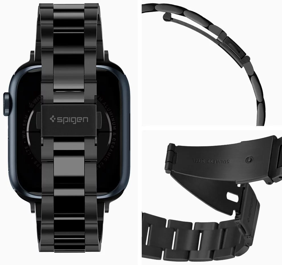 Spigen Modern Fit Watch Band, black - Apple Watch 41mm/40mm/38mm