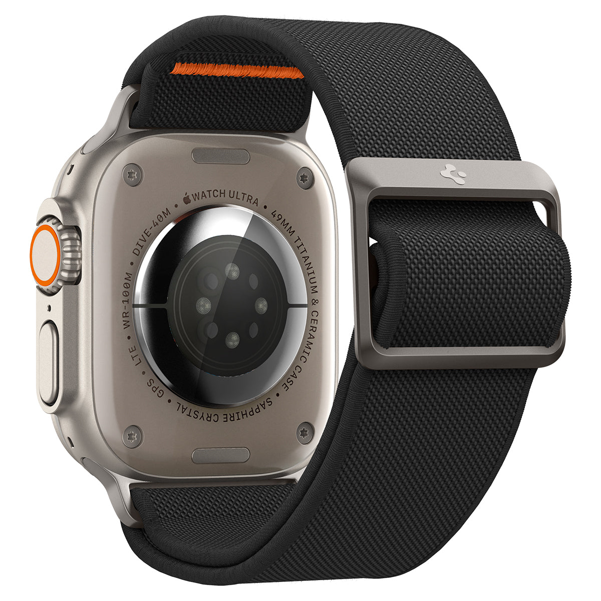 Spigen Lite Fit Ultra, black - Apple Watch 49mm/45mm/44mm/42mm