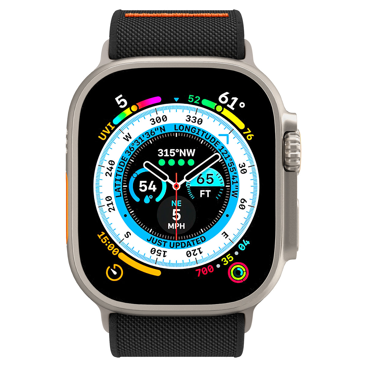 Spigen Lite Fit Ultra, black - Apple Watch 49mm/45mm/44mm/42mm