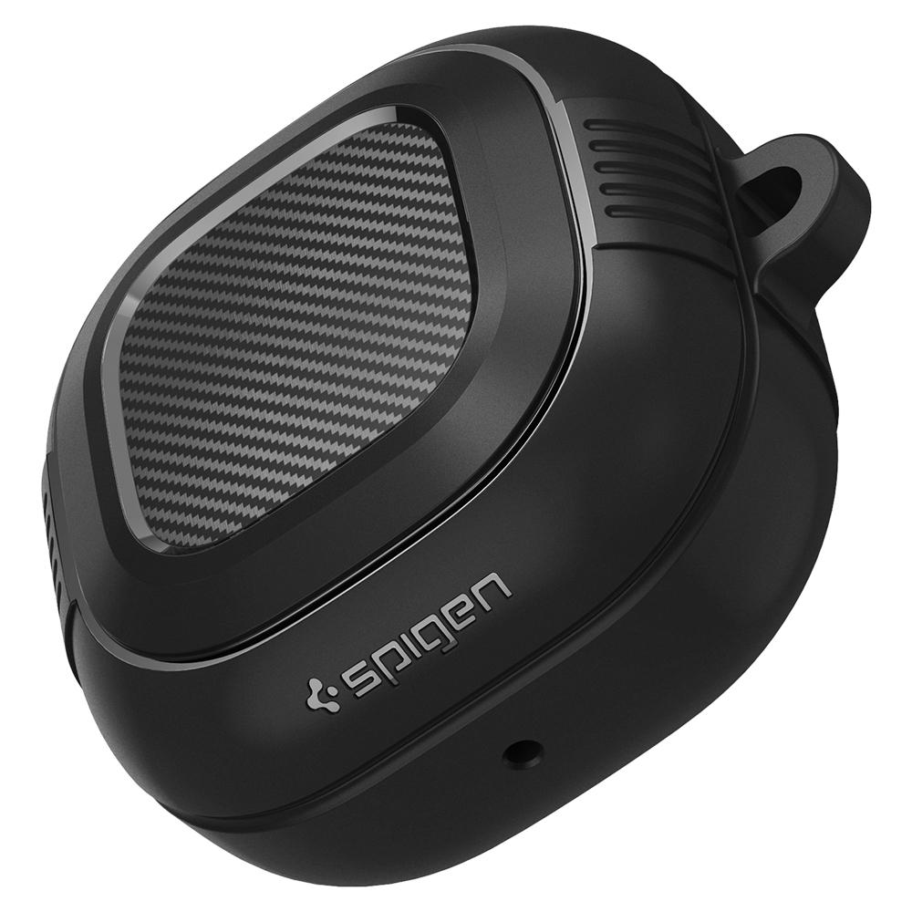 Spigen Rugged Armor, black - Samsung Galaxy Buds FE/Buds 2/Buds Pro 2/Buds Pro/Buds Live