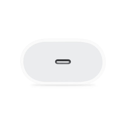 Das Bild zeigt den Apple USB-C Power Adapter 20W in Weiß.