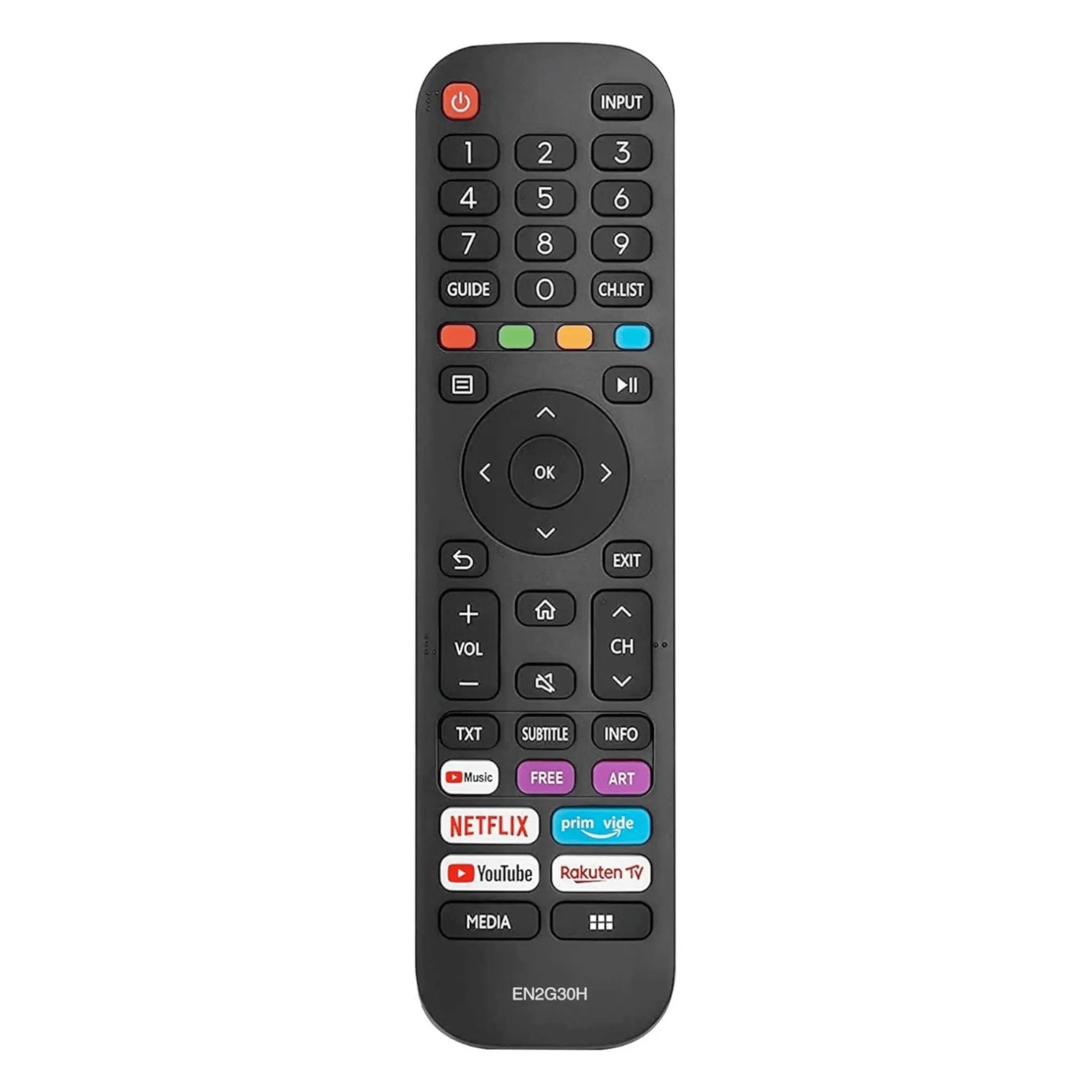 Hisense EN2G30H Fernbedienung für einfache Steuerung von Hisense Smart TVs.