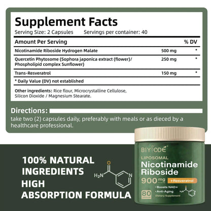 Nicotinamide Riboside NAD+ Kapseln