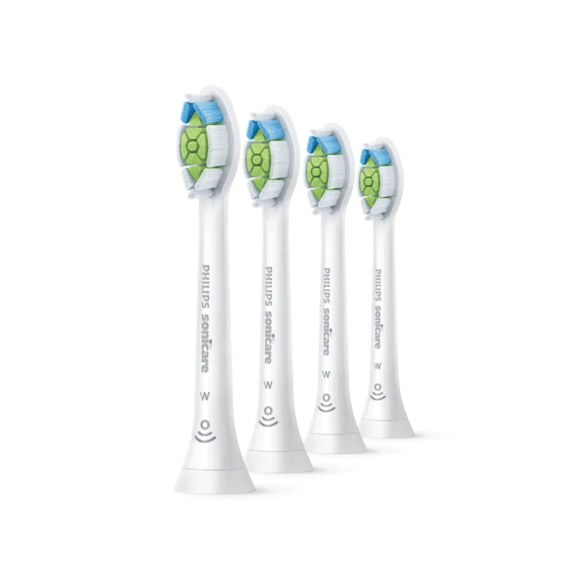 Philips Sonicare Optimal White Aufsteckbürsten in Weiß 4er Set.