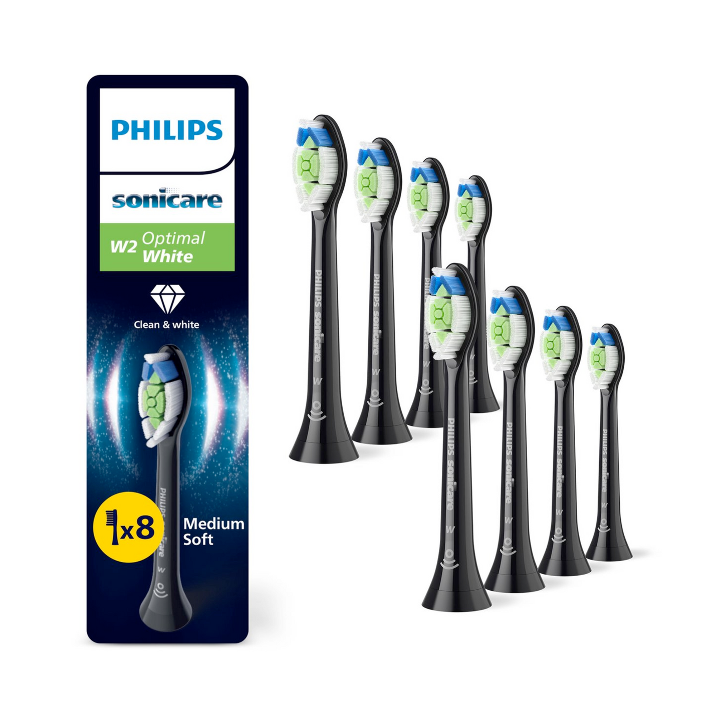 Philips Sonicare Original W2 Optimal White Aufsteckbürsten 8er Pack