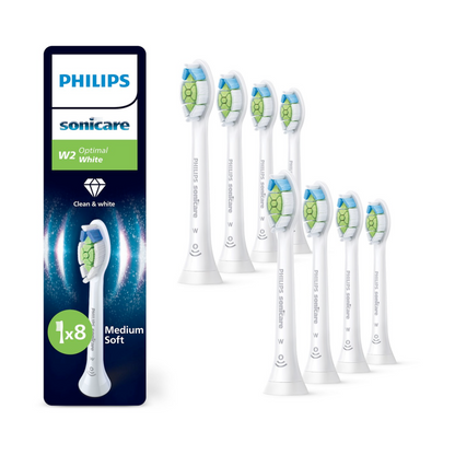 Philips Sonicare Original W2 Optimal White Aufsteckbürsten 8er Pack