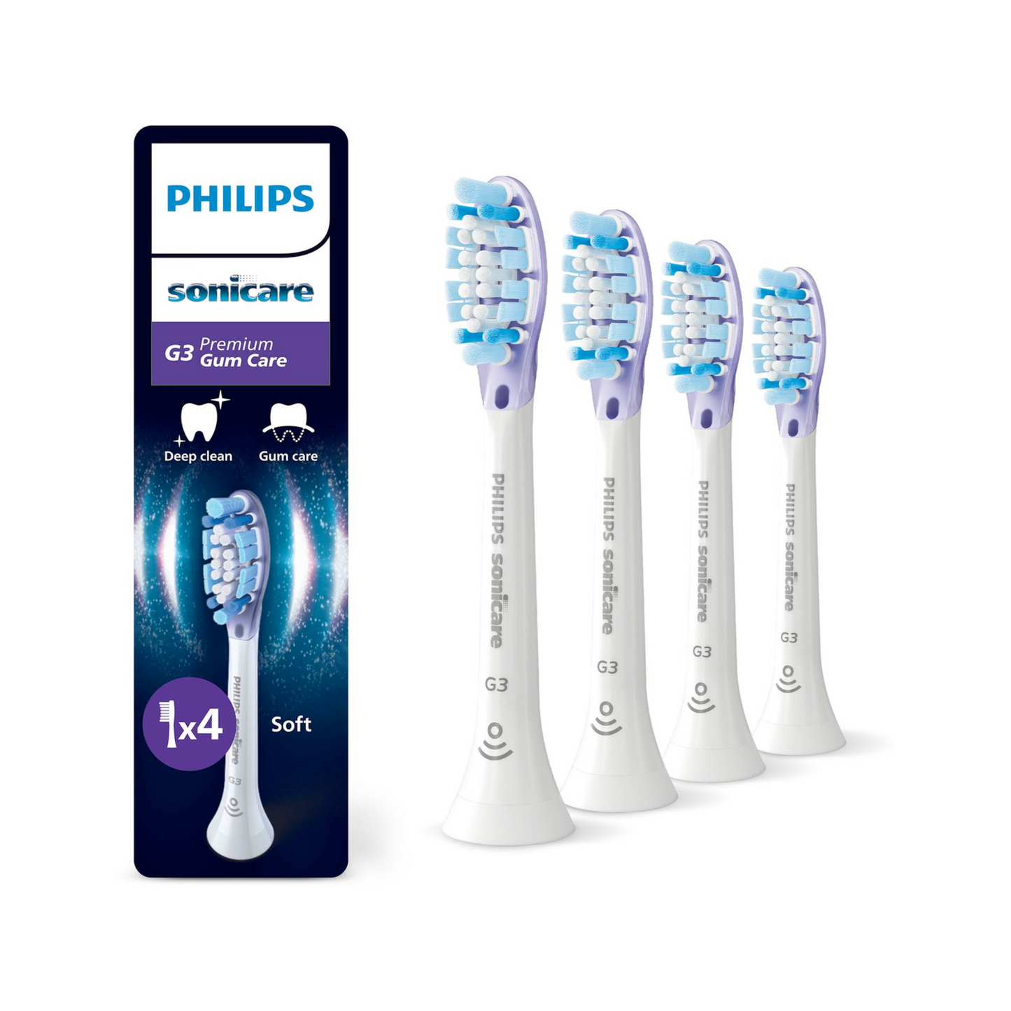 Philips Sonicare Original G3 GumCare Aufsteckbürsten 4er Pack