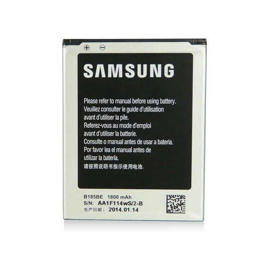 Auf diesem Produktbild wird der Samsung Akku EB-B185BEBECWW Li-ion 3.8 Volt 1800 mAh abgebildet.