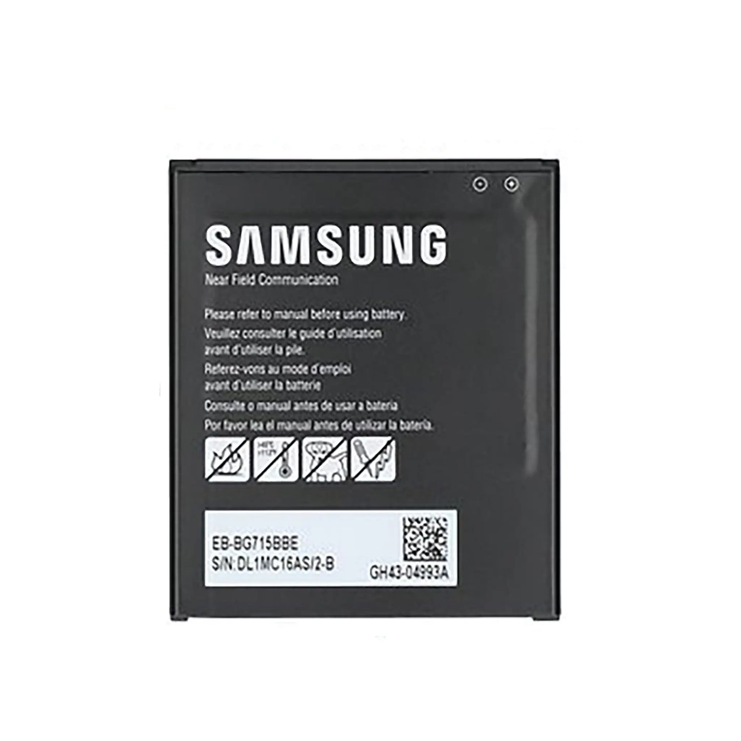 Auf diesem Produktbild wird der Samsung Akku EB-BG715BBE Li-Ion 3.85 Volt 3950 mAh abgebildet.
