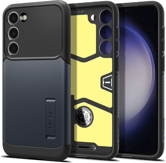 Spigen Slim Armor, metal slate - Samsung Galaxy S23+