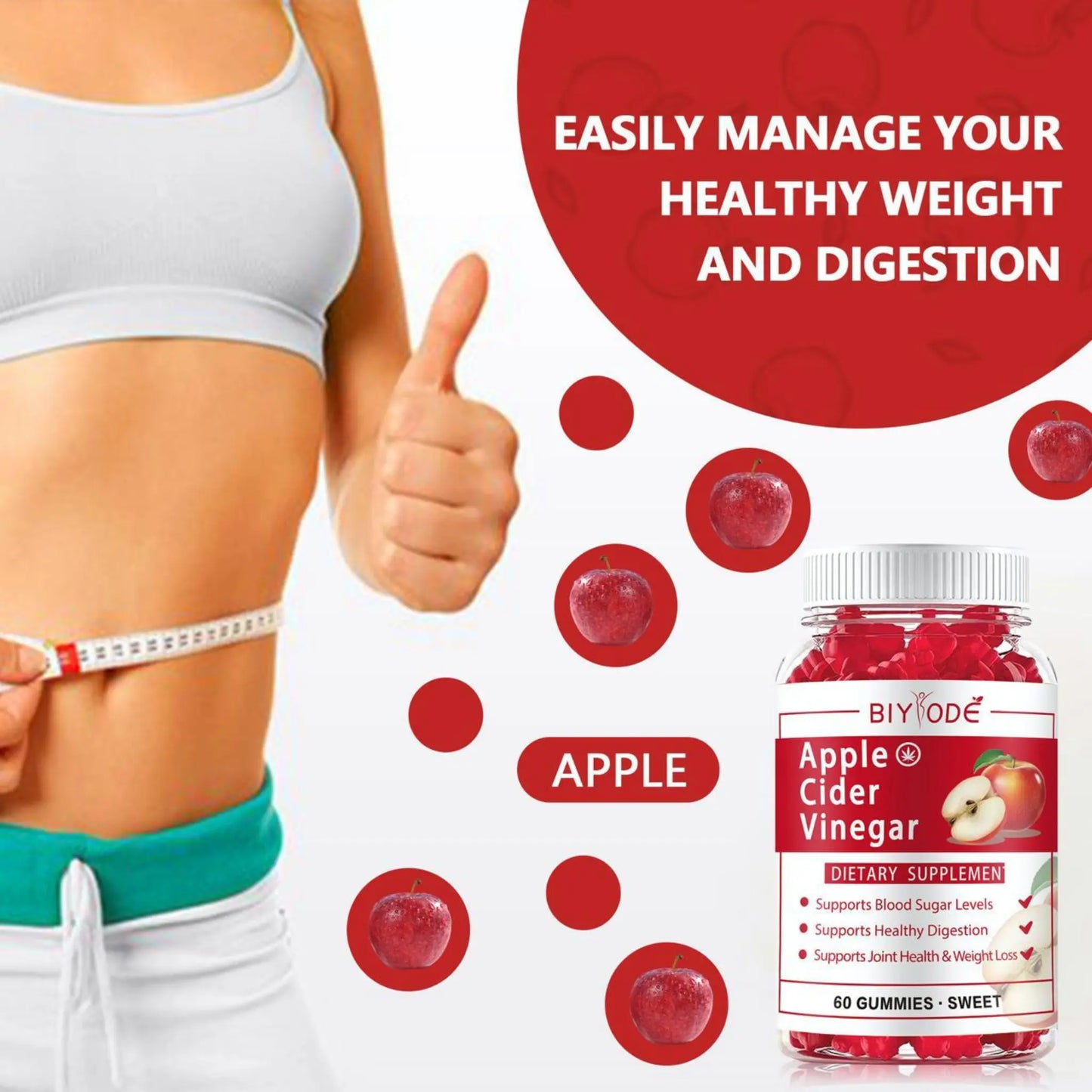 Apfelessig Gummibärchen