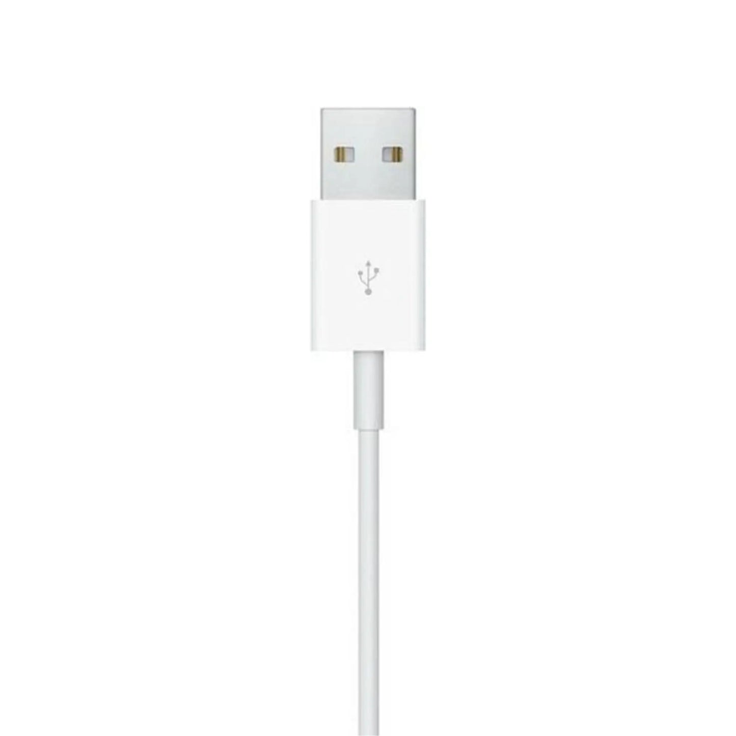 Das Bild zeigt das Apple Watch MagSafe Ladegerät USB-A mit einer Kabellänge von 2 Meter.
