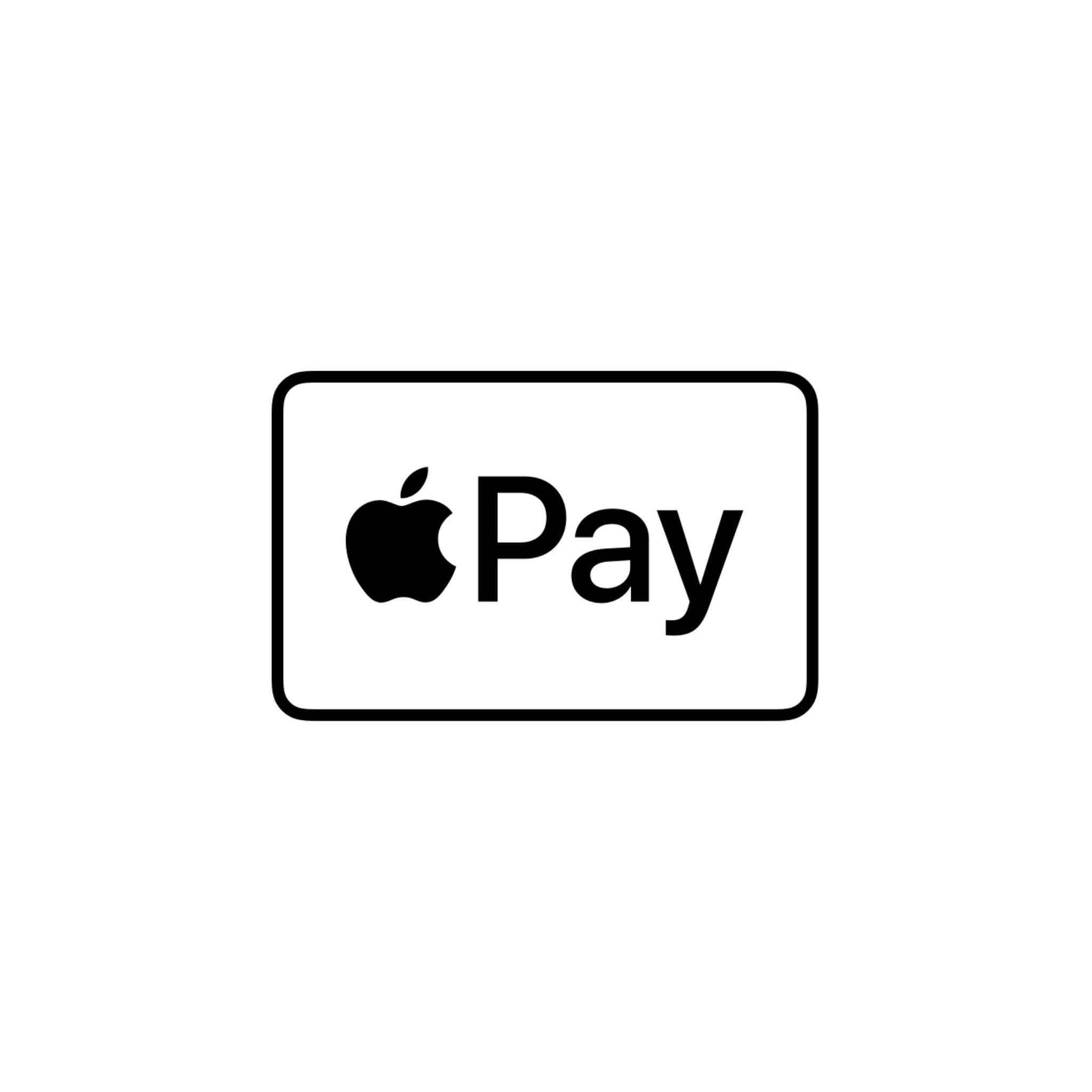 Apple Pay Logo für schnelle und sichere Online-Zahlungen.