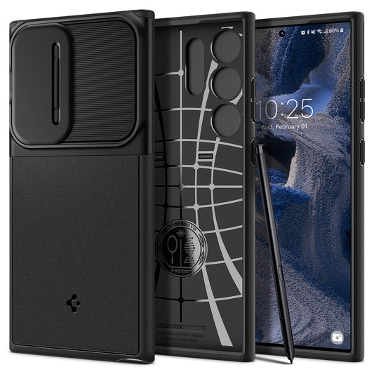 Spigen Optik Armor, black - Samsung Galaxy S23 Ultra