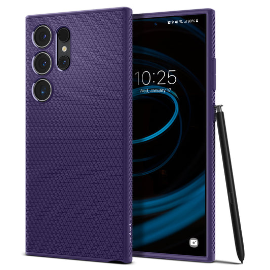 Spigen Liquid Air, deep purple - Samsung Galaxy S24 Ultra
