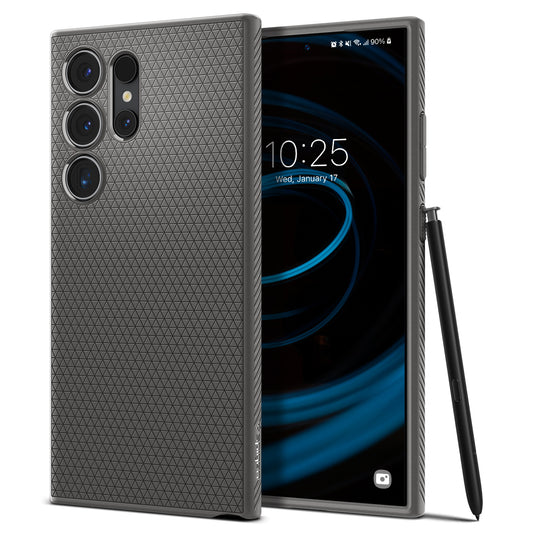 Spigen Liquid Air, granite gray - Samsung Galaxy S24 Ultra