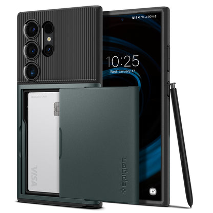 Spigen Slim Armor CS, abyss green - Samsung Galaxy S24 Ultra