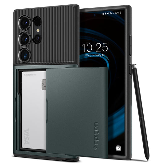 Spigen Slim Armor CS, abyss green - Samsung Galaxy S24 Ultra