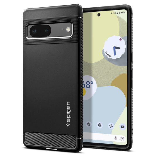 Spigen Rugged Armor, black - Google Pixel 7