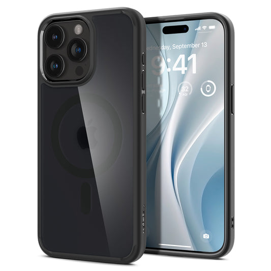 Spigen Ultra Hybrid MagSafe, frost black - iPhone 15 Pro Max
