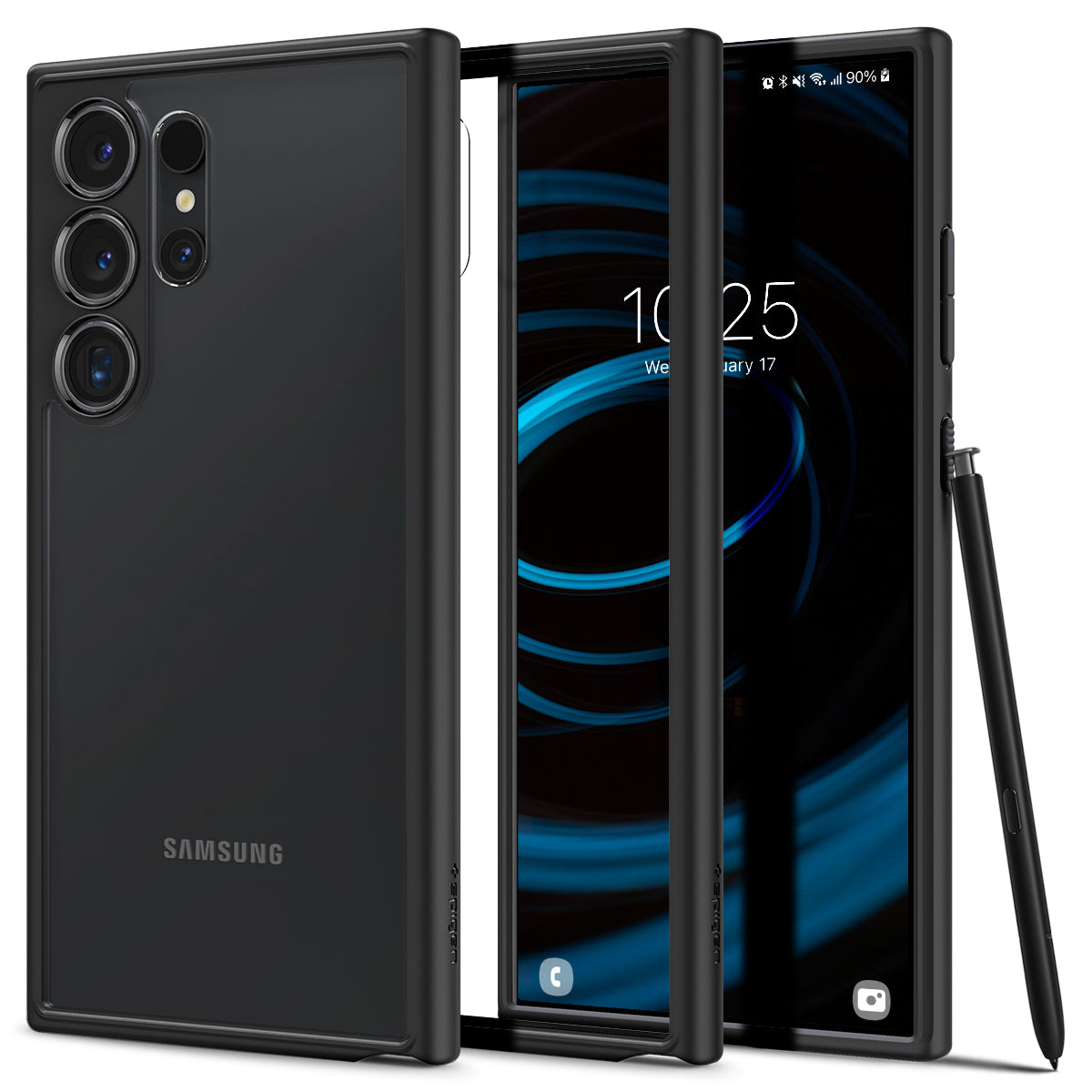 Spigen Ultra Hybrid, matte black - Samsung Galaxy S24 Ultra