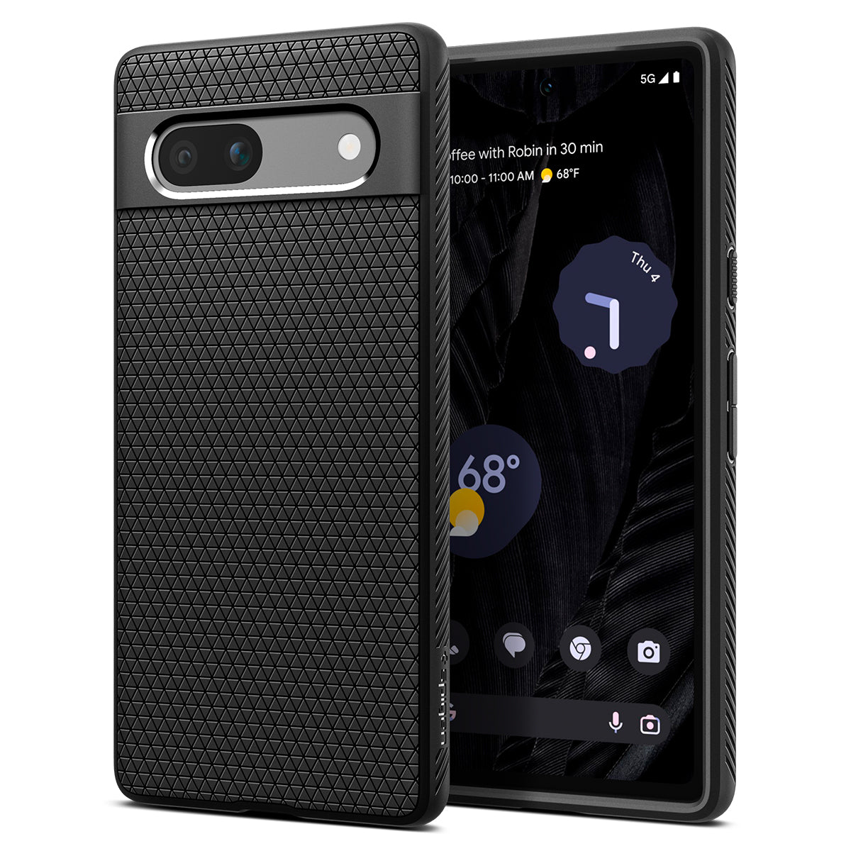 Spigen Liquid Air, black - Google Pixel 7a