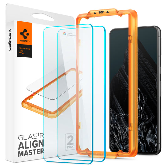 Spigen Glass tR AlignMaster 2 Pack - Google Pixel 8 Pro