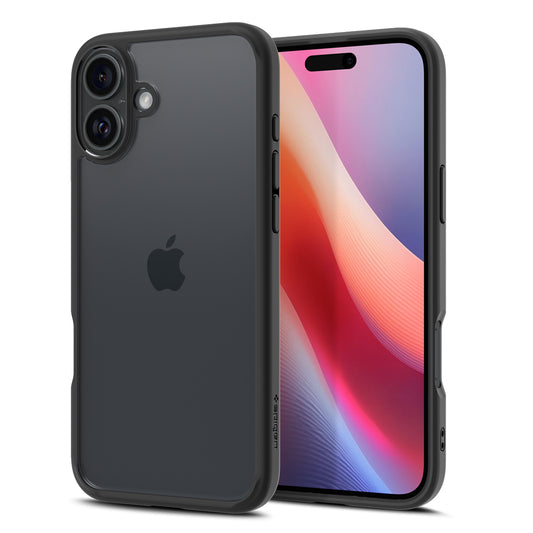 Spigen Ultra Hybrid, matte black - iPhone 16