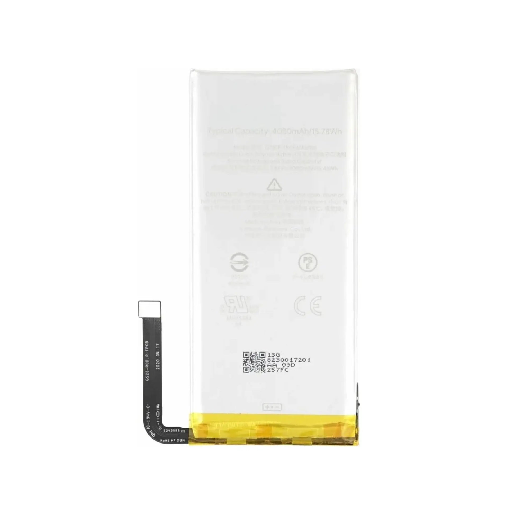 Auf diesem Produktbild wird der Google Akku GTB1F Li-Ion 3.85 Volt 4080 mAh abgebildet.