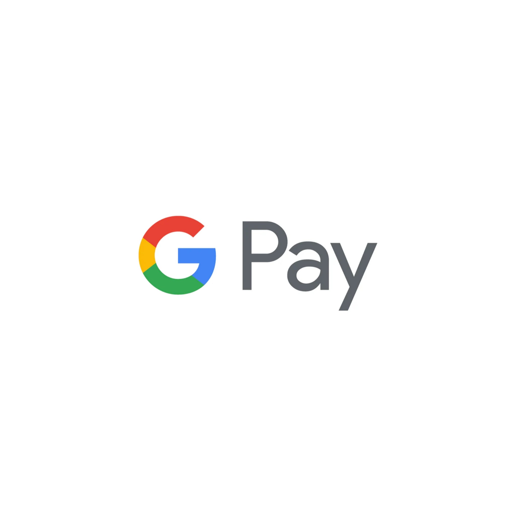 Google Pay Logo für schnelle und sichere Online-Zahlungen.