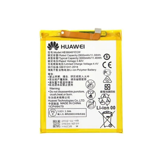 Auf diesem Produktbild wird der Huawei Akku HB366481ECW Li-Ion-Polymer 3.8 Volt 2900 mAh abgebildet.