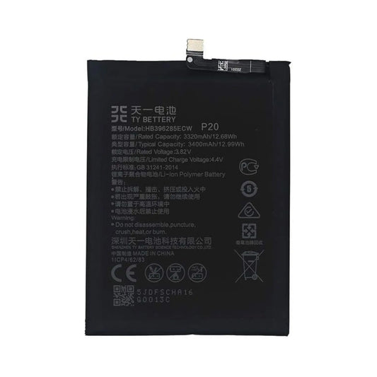Auf diesem Produktbild wird der Huawei Akku HB396285ECW Li-Ion 3.8 Volt 3320 mAh abgebildet.