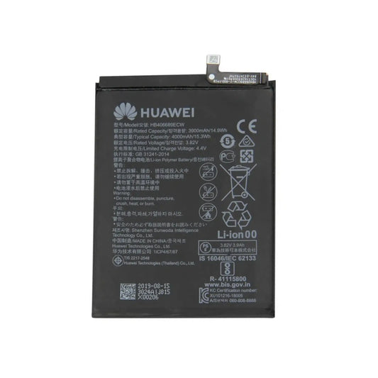 Auf diesem Produktbild wird der Huawei Akku HB406689ECW Li-Ion 3.82 Volt 4000 mAh abgebildet.