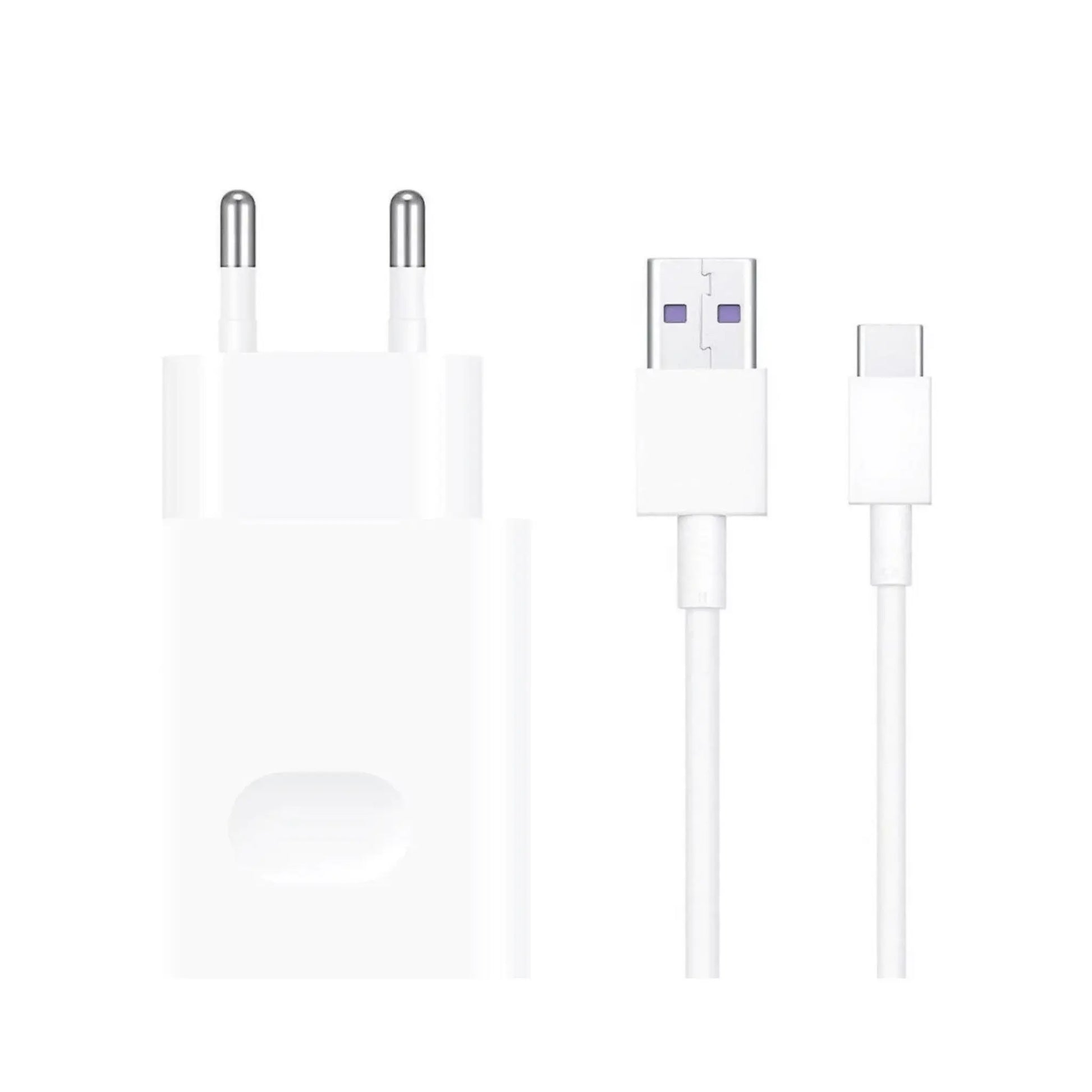 Huawei CP404B Ladegerät 22,5W mit USB-C Ladekabel Weiß.