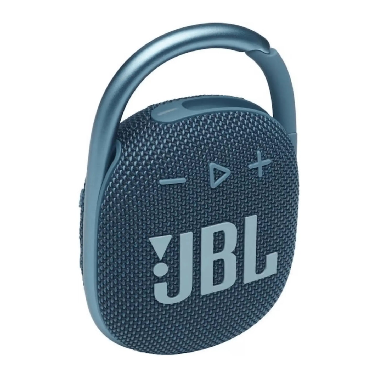JBL Clip 4 Bluetooth Lautsprecher in Blau für tragbaren Sound und kompakte Größe.