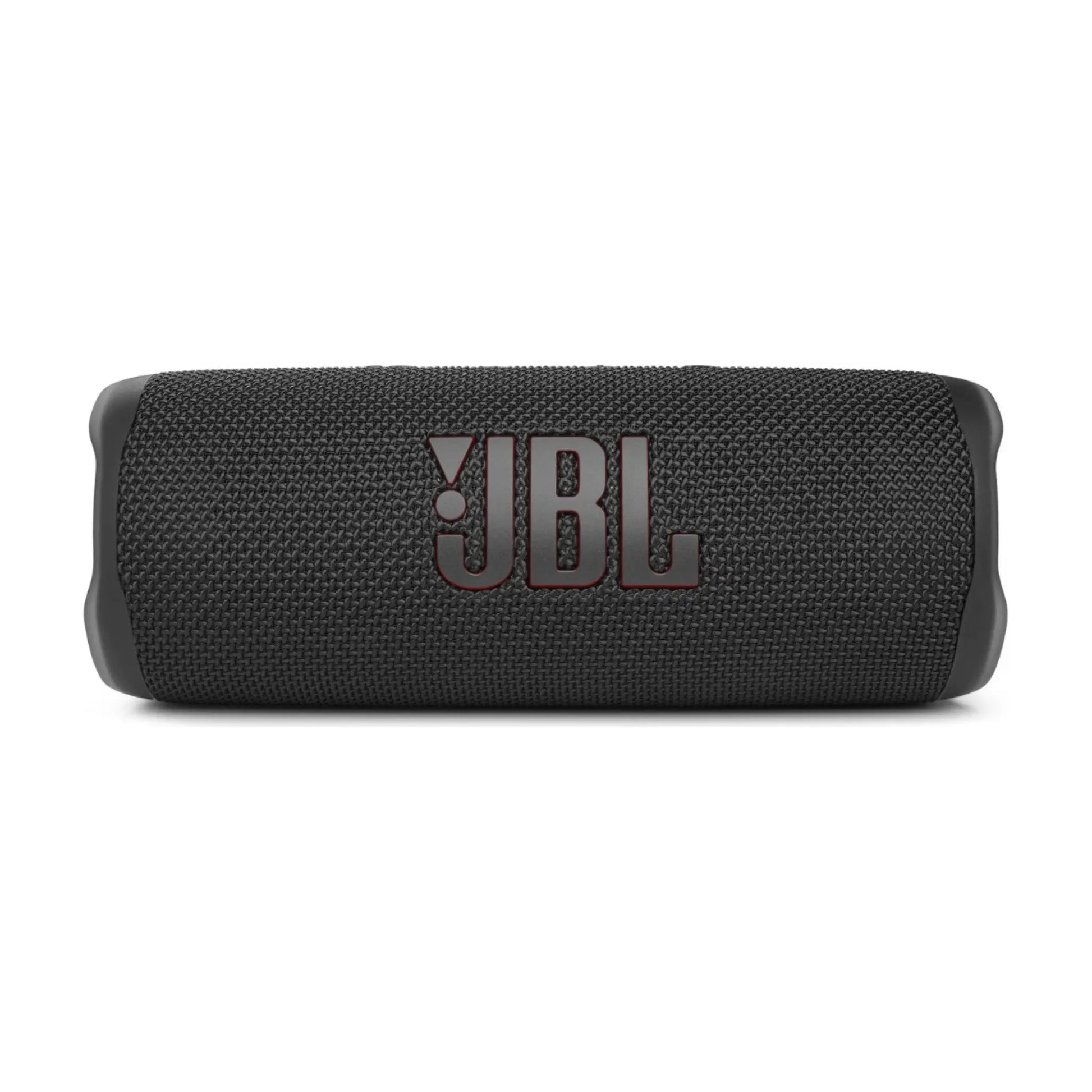 JBL Flip 6 Bluetooth Lautsprecher in Schwarz für kräftigen Sound und tragbares Design.