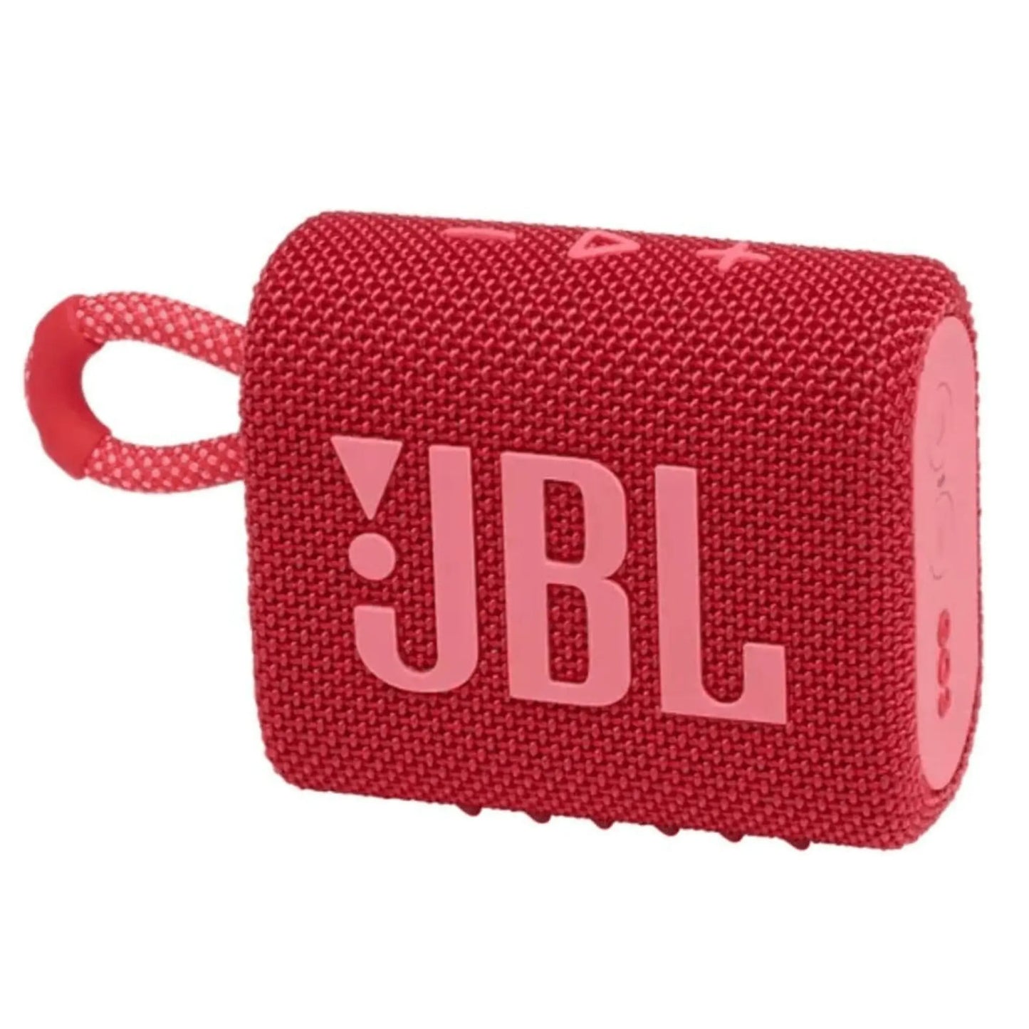 JBL Go 3 Bluetooth Lautsprecher in Rot für tragbaren Sound und kompaktes Design.