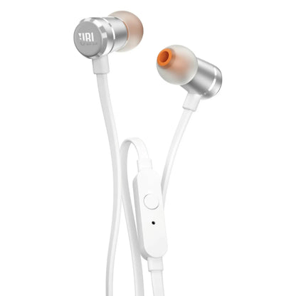 JBL Tune 290 In-Ear Kopfhörer in Silber für klaren Sound und stilvolles Design
