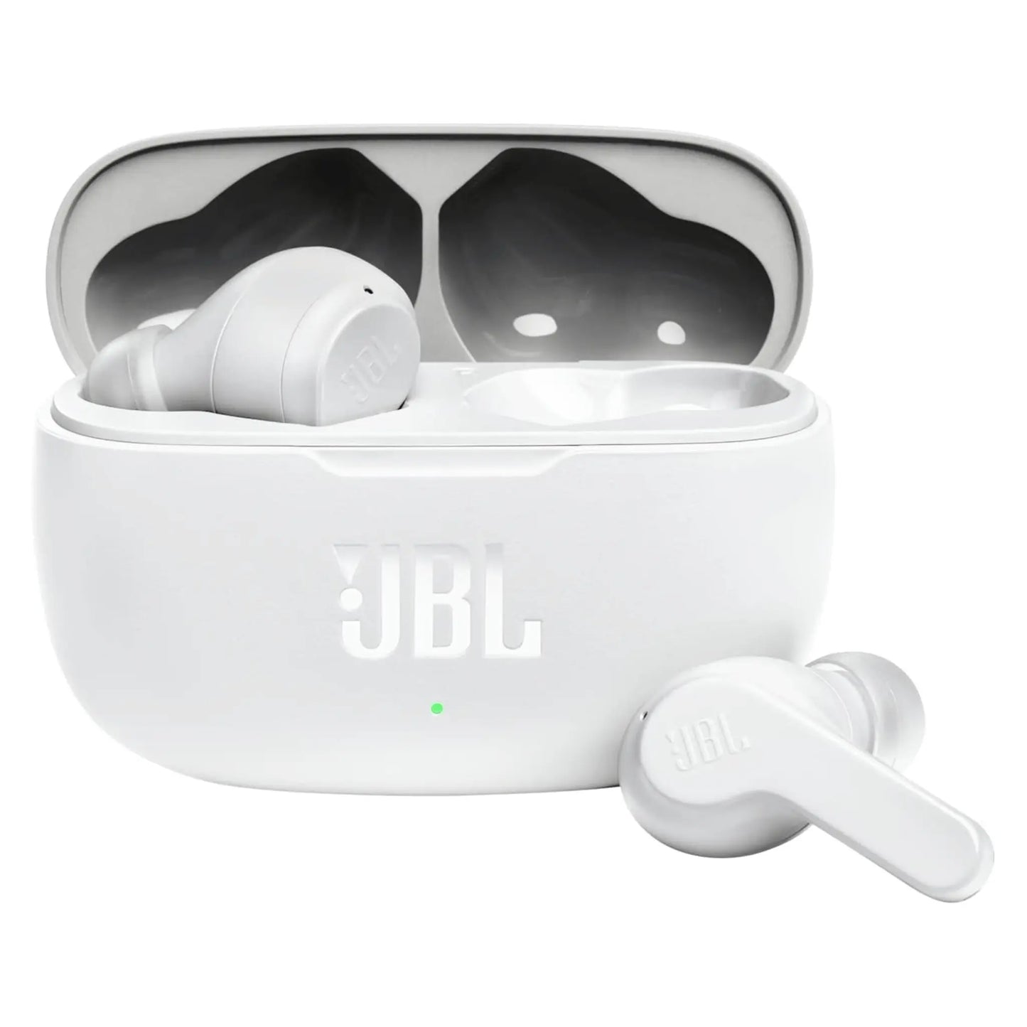 JBL Wave 200 TWS In-Ear Kopfhörer in Weiß für kabellosen Komfort und klaren Sound.