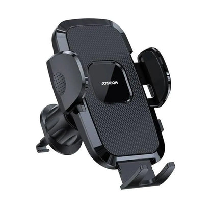 Das Bild zeigt die Joyroom JR-ZS259 Kfz-Handyhalterung in Schwarz aus der Frontansicht.