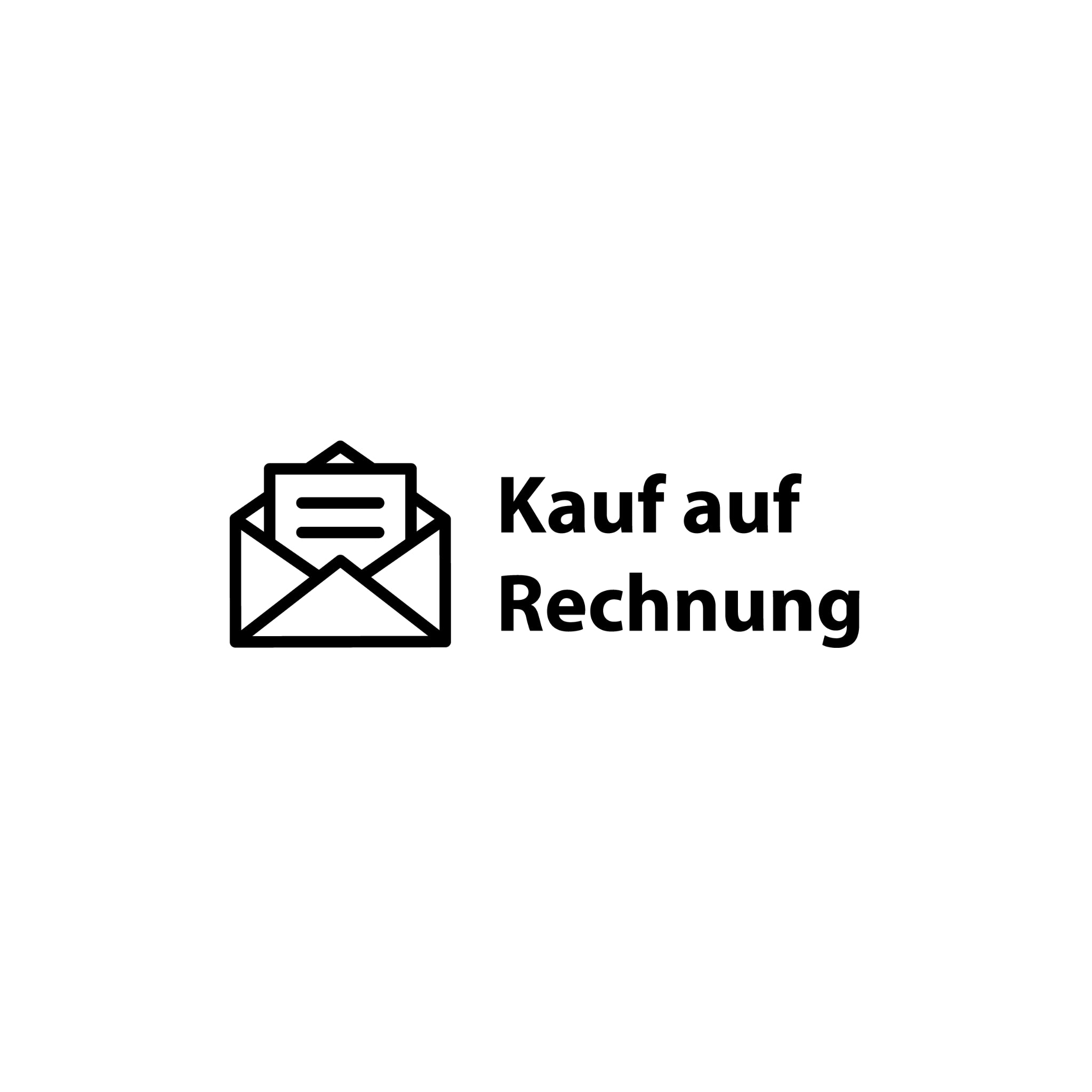 Kauf auf Rechnung Zahlungssymbol für einfache und sichere Online-Zahlungen.