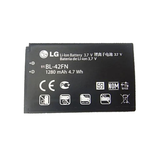 Auf diesem Produktbild wird der LG Akku BL-42FN Li-Ion 3.7 Volt 1280 mAh abgebildet.
