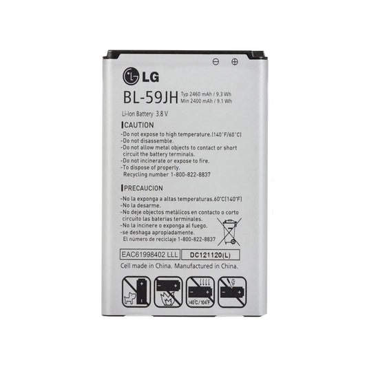 Auf diesem Produktbild wird der LG Akku BL-59JH Li-Ion 3.8 Volt 2460 mAh abgebildet.