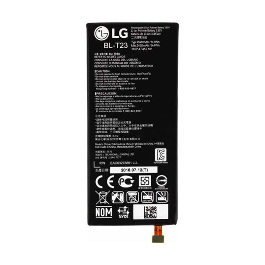 Auf diesem Produktbild wird der LG Akku BL-T23 Li-Ion-Polymer 3.85 Volt 2520 mAh abgebildet.