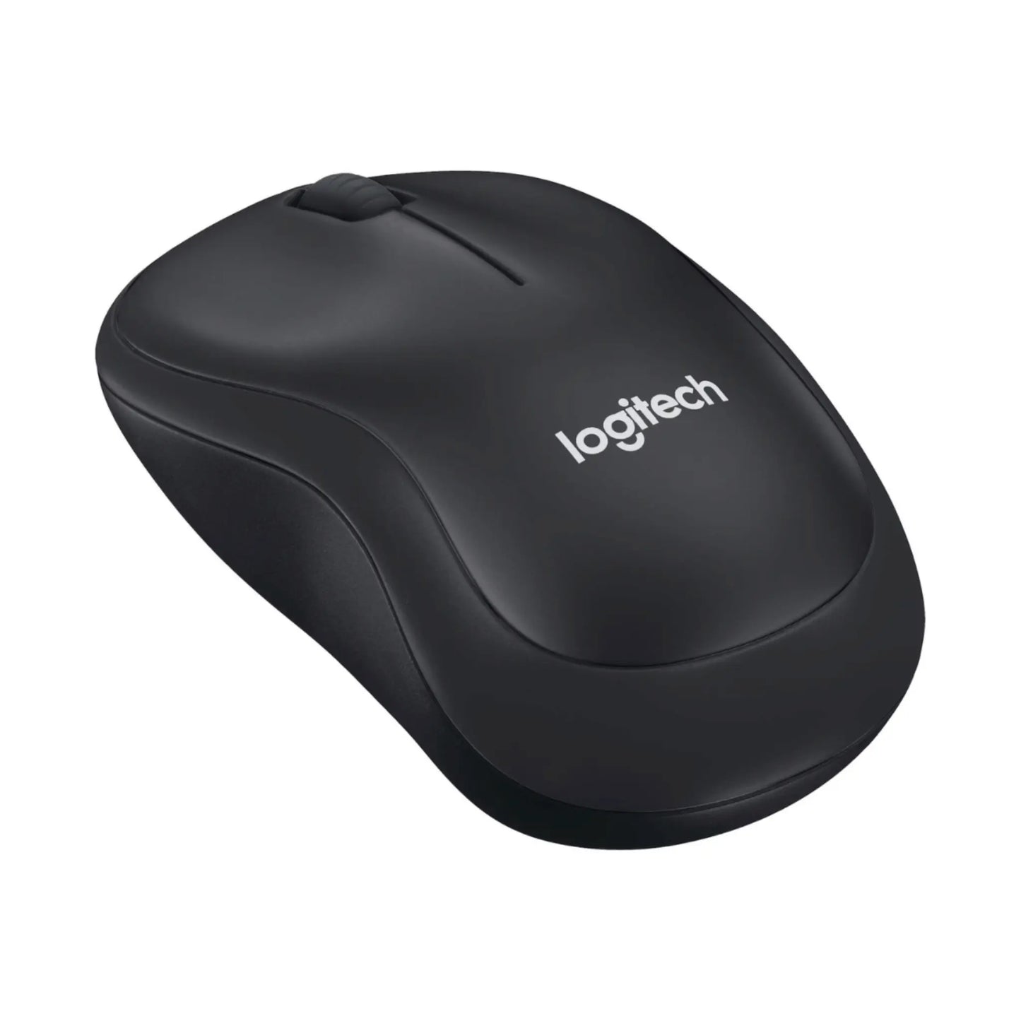 Logitech M220 Silent Maus in Schwarz.