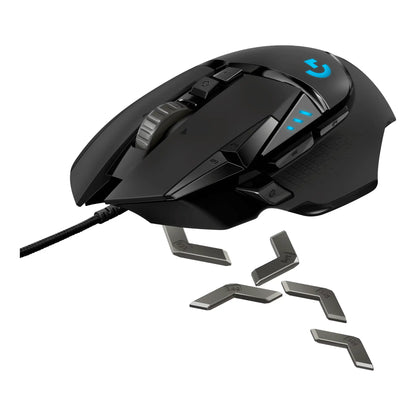 Logitech G502 HERO Gaming Maus mit präziser austauschbaren Zusatzgewichten.
