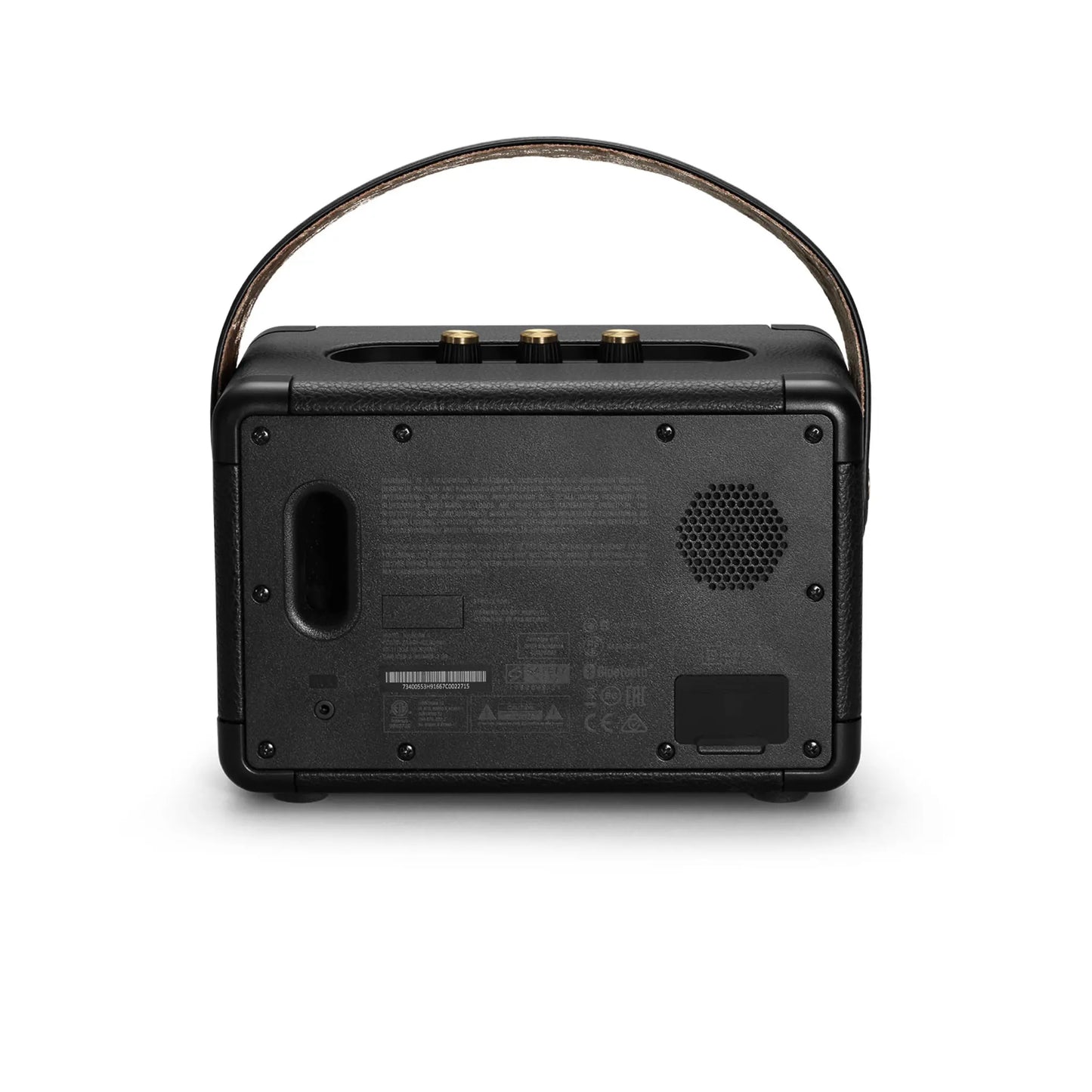 Das Bild zeigt den Marshall Kilburn II Bluetooth Lautsprecher in Schwarz.